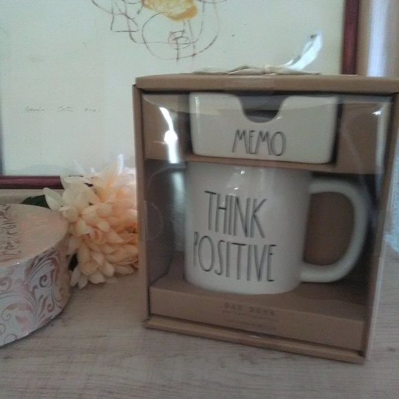 BNIB RAE DUNN Mug and Memo Holder Set - Picture 2 of 7